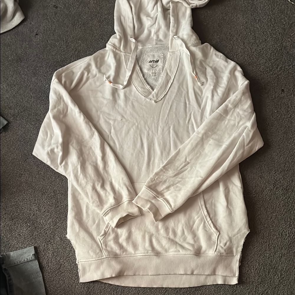 Aerie White Hoodie
